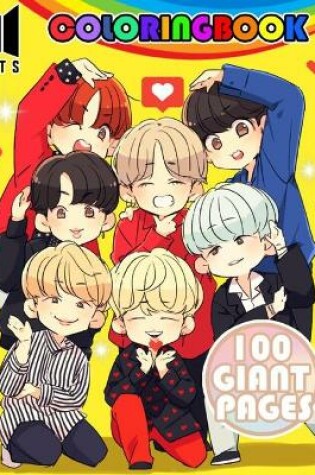Cover of BTS Coloring Book