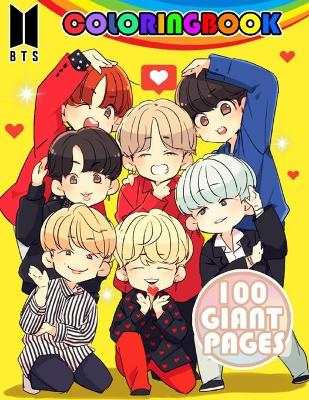 Book cover for BTS Coloring Book