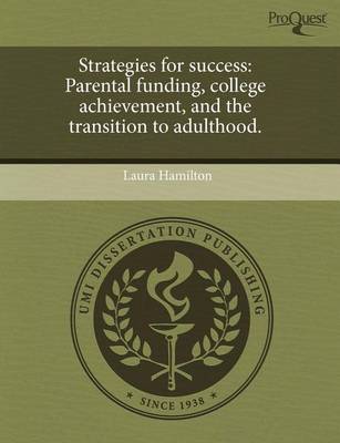 Book cover for Strategies for Success: Parental Funding