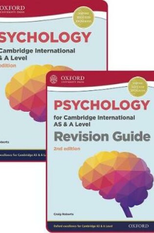 Cover of Psychology for Cambridge International AS and A Level: Student Book & Revision Guide Pack