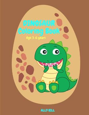 Book cover for Dinosaur Coloring Book