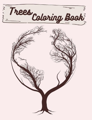 Book cover for Trees Coloring Book