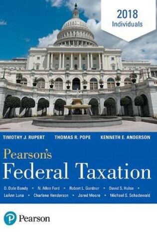 Cover of Pearson's Federal Taxation 2018 Individuals