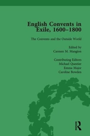 Cover of English Convents in Exile, 1600-1800, Part II, vol 6