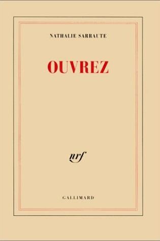 Cover of Ouvrez