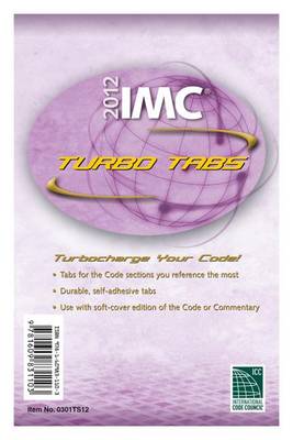 Book cover for 2012 International Mechanical Code Turbo Tabs for Paper Bound Edition
