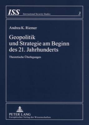 Book cover for Geopolitik Und Strategie Am Beginn Des 21. Jahrhunderts