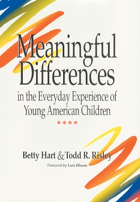 Book cover for Meaningful Differences in the Everyday Experience of Young American Children