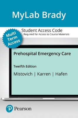 Book cover for Mylab Brady with Pearson Etext Access Card for Prehospital Emergency Care