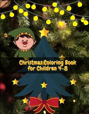 Book cover for Christmas Coloring Book for Children