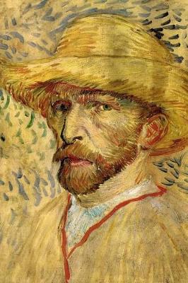 Book cover for Vincent Van Gogh 1887 Self-Portrait with Straw Hat