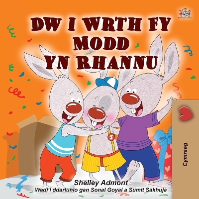 Cover of I Love to Share (Welsh Children's Book)