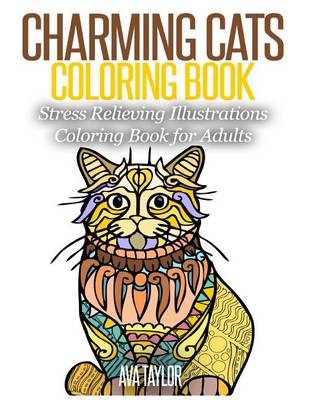 Book cover for Charming Cats Coloring Book