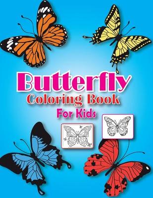 Book cover for Butterfly Coloring Book for Kids