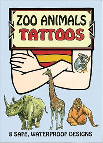 Book cover for Zoo Animals Tattoos