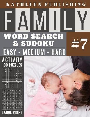 Book cover for Family Word Search and Sudoku Puzzles Large Print