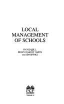 Cover of Local Management of Schools