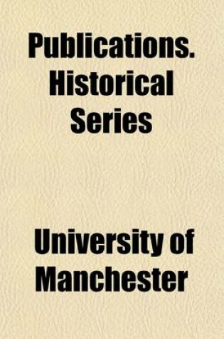 Cover of Publications. Historical Series (Volume 5)