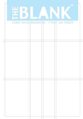 Cover of The Blank Comic Book Gridbook 7"x10" 63 pages