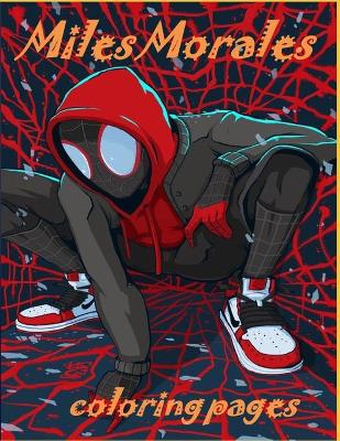 Book cover for Miles Morales coloring pages