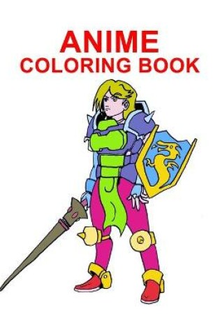 Cover of Anime Coloring Book