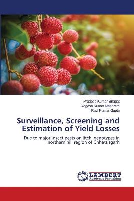 Book cover for Surveillance, Screening and Estimation of Yield Losses