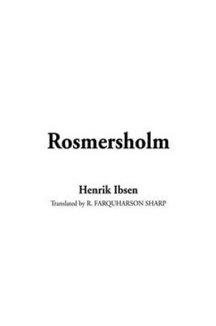 Cover of Rosmersholm