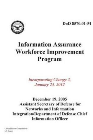 Cover of DoD 8570.01-M Information Assurance Workforce Improvement Program Incorporating Change 3, January 24, 2012