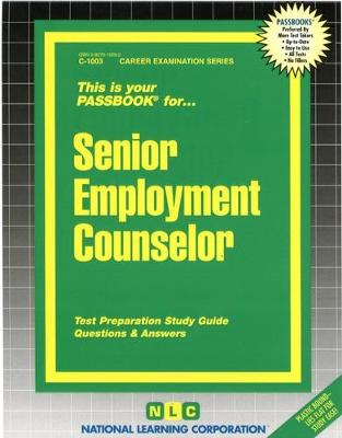 Book cover for Senior Employment Counselor