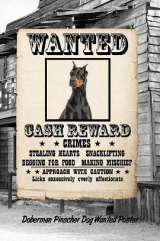 Cover of Doberman Pinscher Dog Wanted Poster