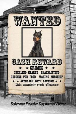 Book cover for Doberman Pinscher Dog Wanted Poster