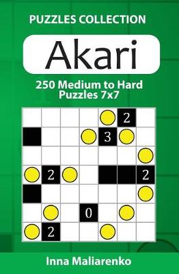 Book cover for Akari - 250 Medium to Hard Puzzles 7x7