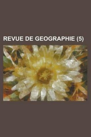 Cover of Revue de Geographie (5)