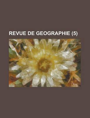 Book cover for Revue de Geographie (5)