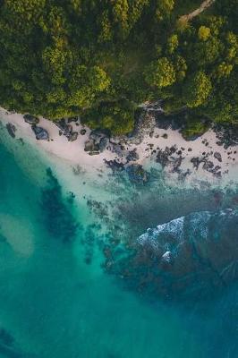 Book cover for Beautiful Beach in the Philippines from Above Journal Blue Ocean