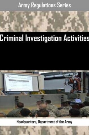 Cover of Criminal Investigation Activities