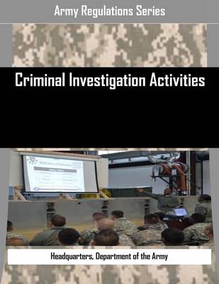 Book cover for Criminal Investigation Activities