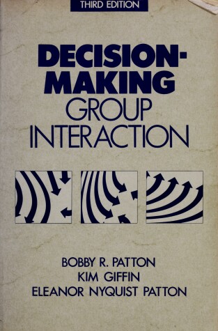 Book cover for Decision-Making Group Interaction