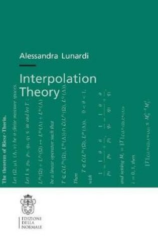 Cover of Interpolation Theory