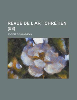 Book cover for Revue de L'Art Chretien (58 )