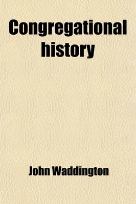 Book cover for Congregational History (Volume 3)