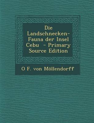 Book cover for Die Landschnecken-Fauna Der Insel Cebu