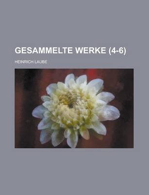 Book cover for Gesammelte Werke (4-6)