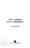 Book cover for Catholic Peace Tradition