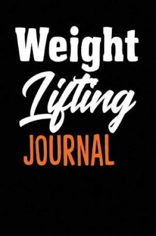 Cover of Weight Lifting Journal