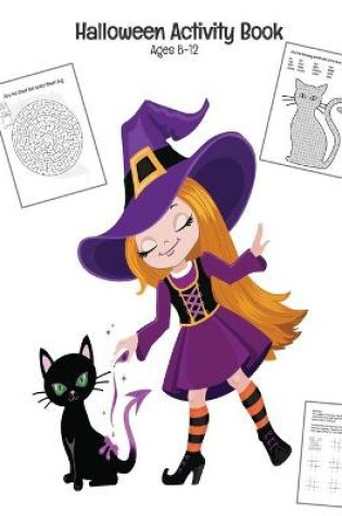 Cover of Halloween Activity Book Ages 8-12