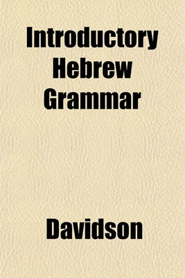 Book cover for Introductory Hebrew Grammar
