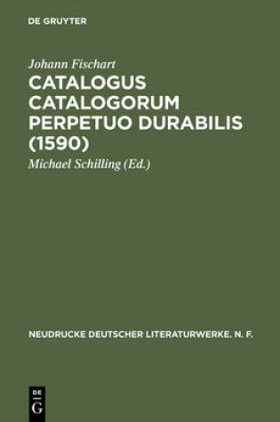 Cover of Catalogus Catalogorum perpetuo durabilis (1590)