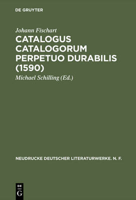 Book cover for Catalogus Catalogorum perpetuo durabilis (1590)