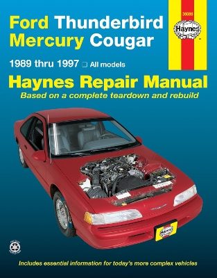 Book cover for Ford Thunderbird & Mercury Cougar (1989-1997) Haynes Repair Manual (USA)